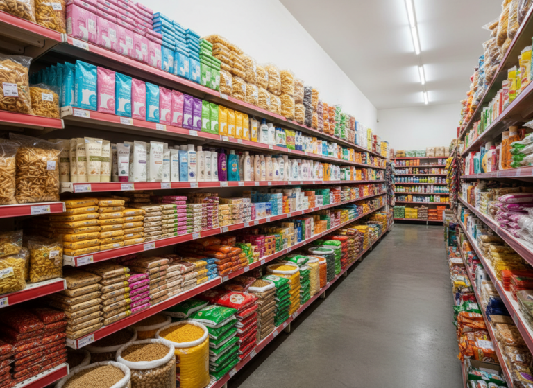 Retail store aisle